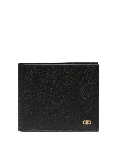 Ferragamo Salvatore  "gancini" Wallet In Black