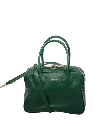 Ferragamo Salvatore  Logo In Green