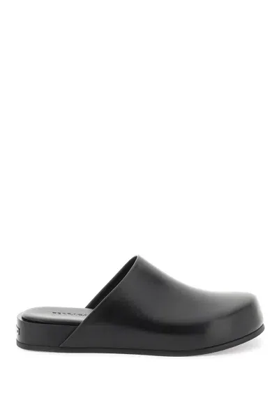 Ferragamo Smooth Leather Clogs In Multicolor