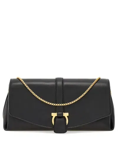 Ferragamo Shoulder Bag In Black