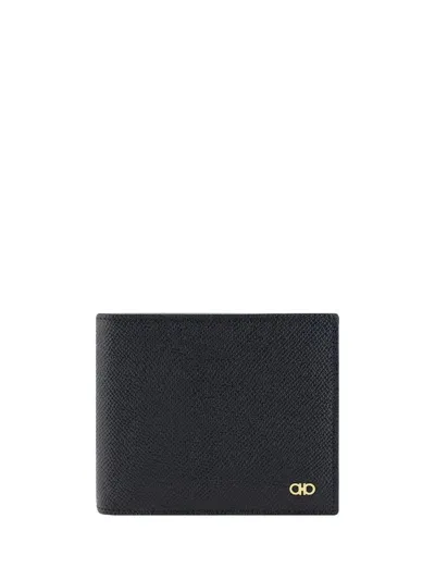 Ferragamo Wallets In Black