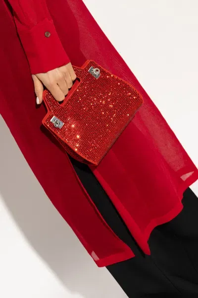 Ferragamo Salvatore  Wanda Mini Shoulder Bag In Red