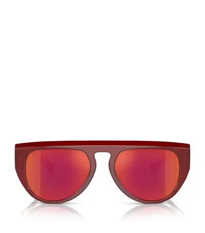 Ferrari Acetate Fh2005u Sunglasses In Red