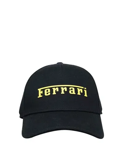 Ferrari Logo Cap In Black