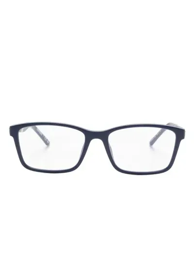 Ferrari Rectangle-frame Glasses In Blau