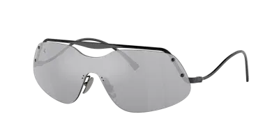 Ferrari Unisex Sunglass Fh1007 In Mirror Silver