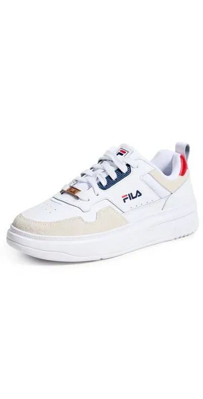 Fila Red In White/dress Blue/ Red