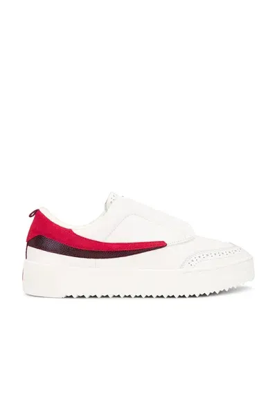 Fila Sanati Sl Sneakers In Gardenia   Red  & Syrah