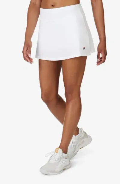 Fila Tennis Essentials Flirty Stretch Miniskirt In White