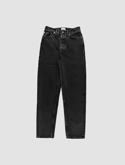 Filippa K Baggy Tapered Jeans In Charcoal