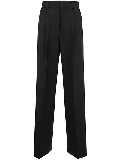 Filippa K Darcey Wool Trousers In Black