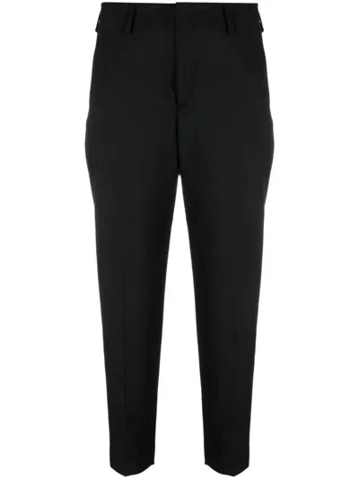 Filippa K High-waist Tailored Wool-blend Trousers In Schwarz