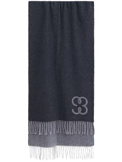 Filippa K Monogram Scarf In Grey