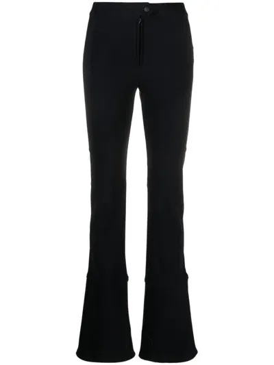 Filippa K High-waisted Flared Trousers In Black