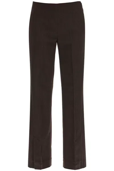 Filippa K Pants With Slits In Brown