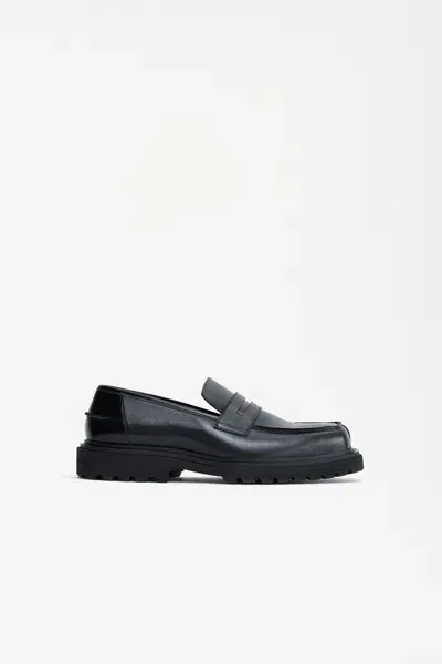 Filippa K Penny Leather Loafers In Black