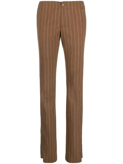 Filippa K Pinstripe-pattern Slim-fit Trousers In Stripes,prints