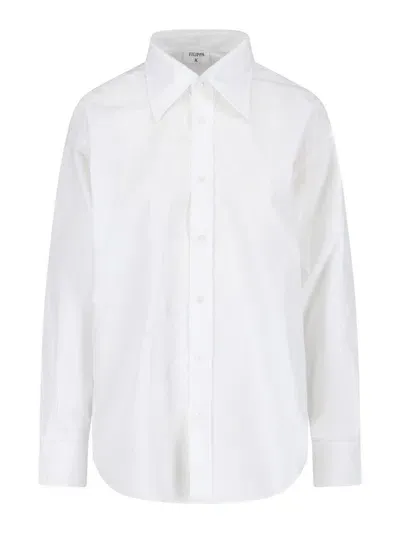 Filippa K Cotton Poplin Shirt In White