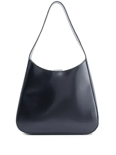 Filippa K Small Leather Shoulder Bag In Black