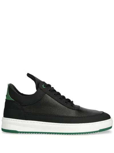 Filling Pieces Low Top Tech Crumbs Sneakers In Black