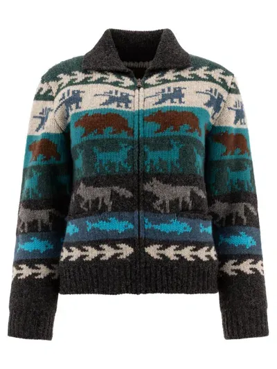 Filson Fair Isle Knitwear Grey