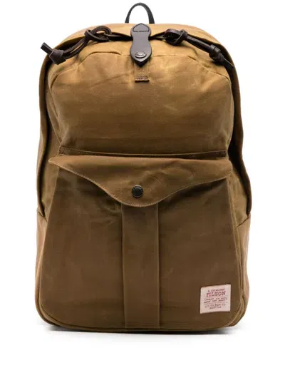 Filson Journeyman Cotton Backpack In Brown