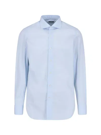 Finamore Milano Shirt In Light Blue