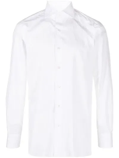 Finamore Napoli Cotton Shirt In White