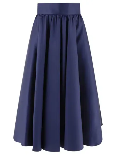 Fit F.it Skirt With Bandeau At The Waist In Blue