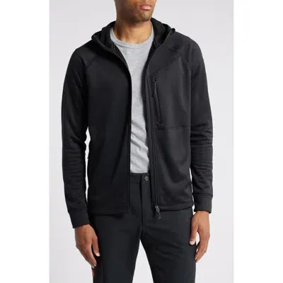 Fjall Raven Fjällräven Abisko Grid Fleece Hoodie In Black