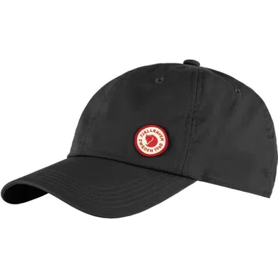 Fjall Raven Fjällräven Logo Patch Adjustable Baseball Cap In Dark Grey 030