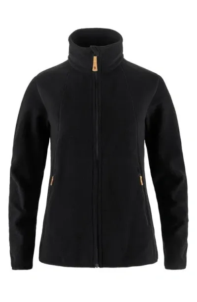 Fjall Raven Stina Fleece Jacket In Black