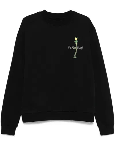 Flâneur Lantern Sweatshirt In Black