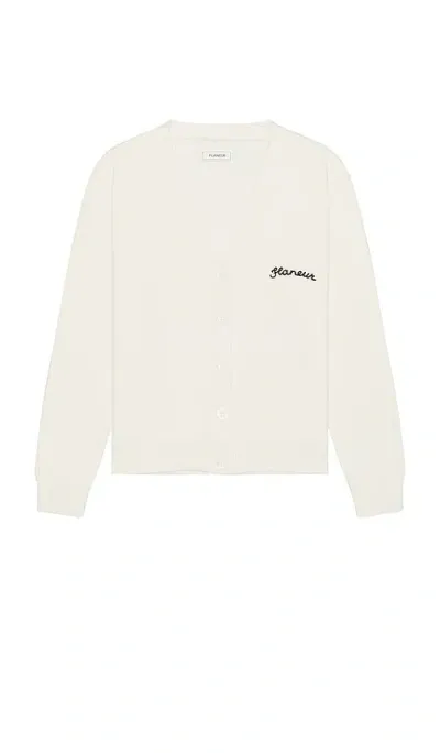 Flâneur Signature Logo-raised Sweatshirt In Grey