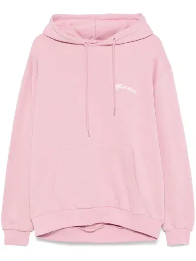 Flâneur Signature Hoodie In Pink