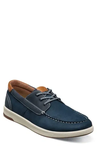 Florsheim Crossover Boat Shoe In Navy