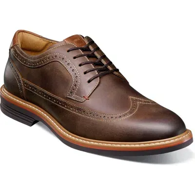 Florsheim Norwalk Wingtip Oxford In Brown