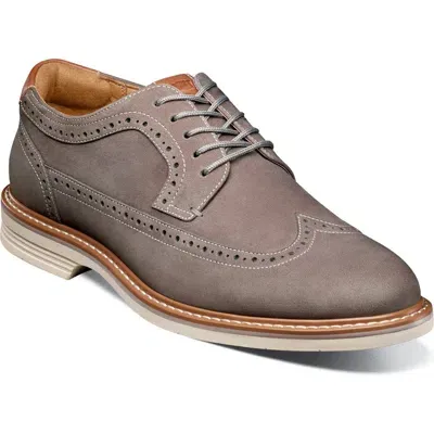 Florsheim Norwalk Wingtip Oxford In Grey