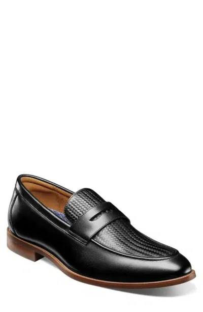 Florsheim Rucci Penny Loafer In Black