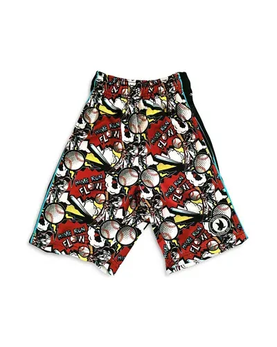 Flow Society Boys' Home Run Shorts - Little Kid, Big Kid In Red