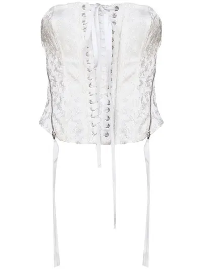 For Love & Lemons Lilibet Top In 白色