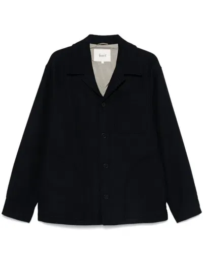 Forét Lodge Shirt Jacket In Blue