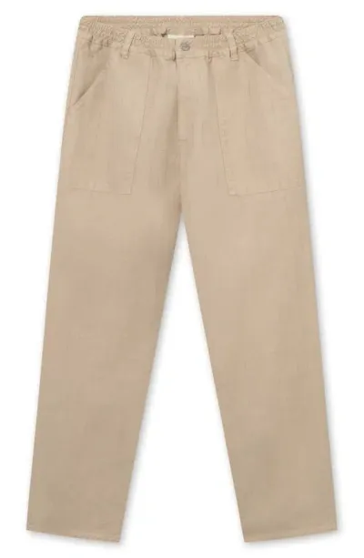 Forét Sienna Organic Cotton Ripstop Pants In Khaki