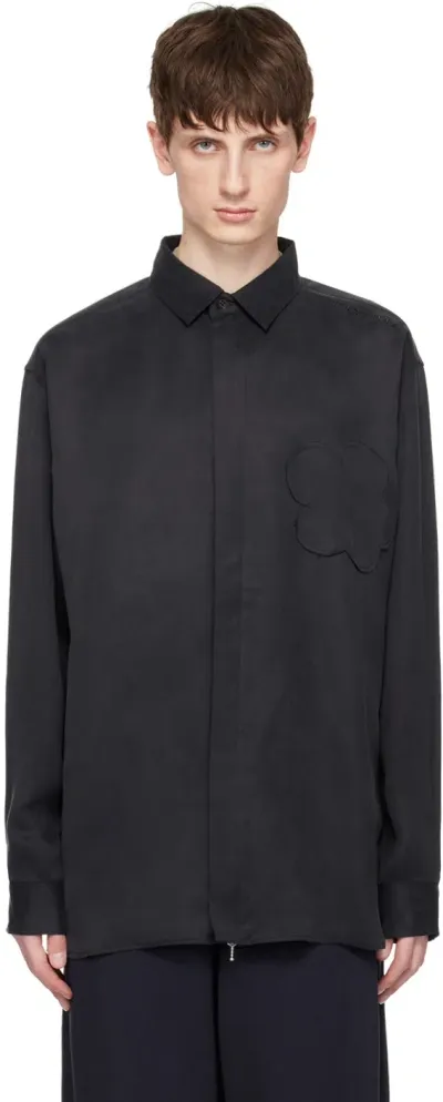 Forma Black Zip Shirt