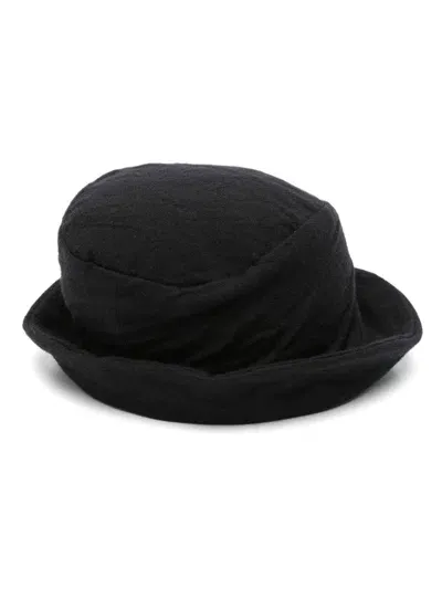 Forme D'expression Canvas Bucket Hat In Schwarz