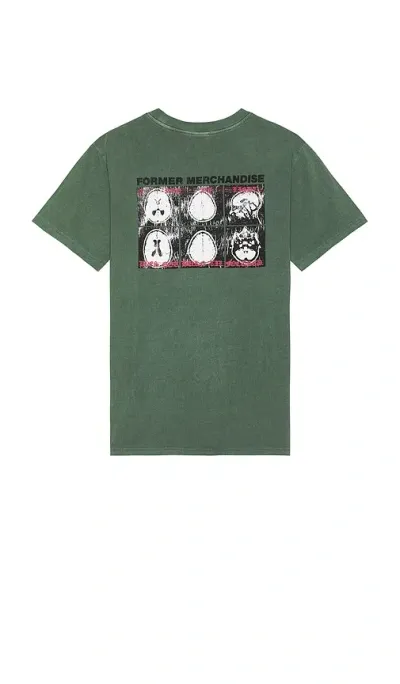 Former Brain Scan Oversized T-shirt In Green