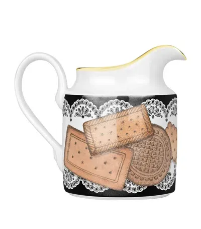 Fornasetti 175 Anniversary Edition Porcelain Biscotti Milk Jug In Multi