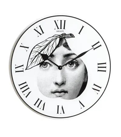 Fornasetti Tema E Variazioni No. 24 Wall Clock In White