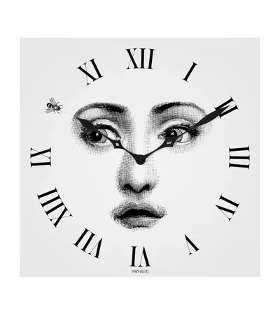 Fornasetti Tema E Variazioni No. 364 Wall Clock In White