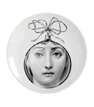 Fornasetti Tema E Variazioni No. 88 Wall Plate In White